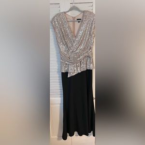 Xscape Women's Sequined Length Evening Gown